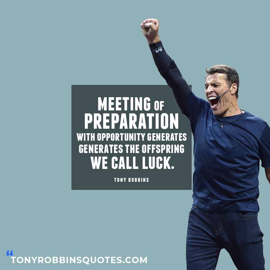 the meeting of preparation with opportunity